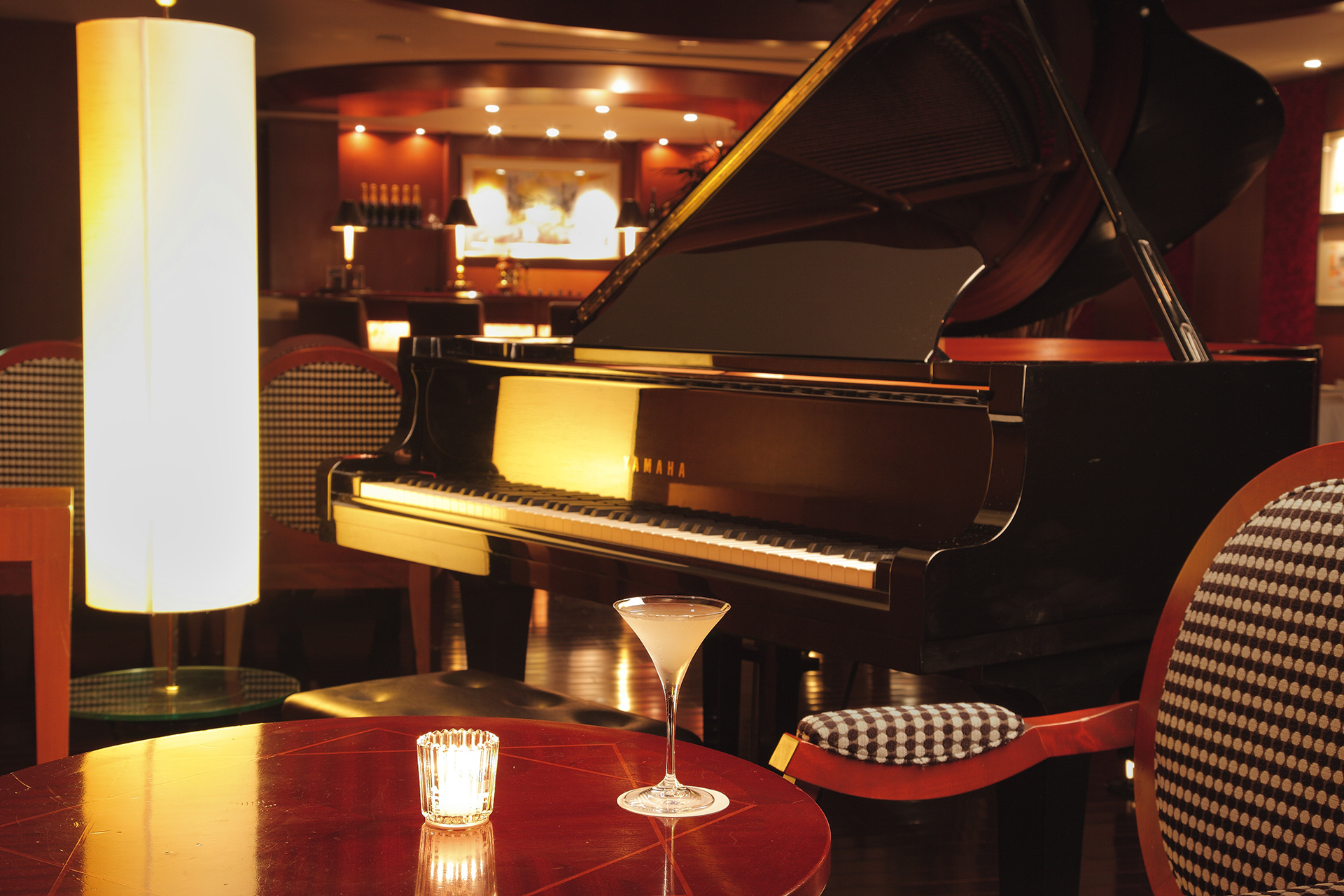 Piano and Cocktail at Marina Bar